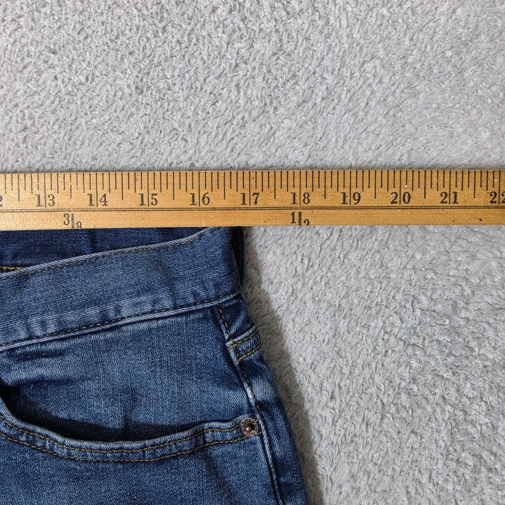 Banana Republic Traveler Straight Jeans Mens 33/32 Blue Stretch‎ Denim Pants